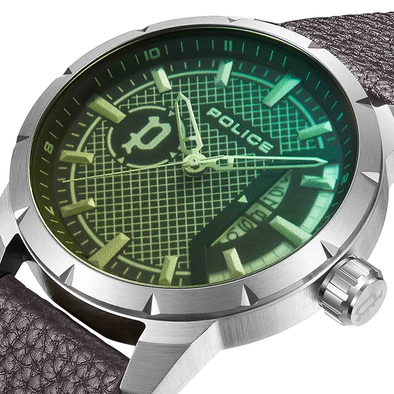 Police Neist Green Dial Men's Watch- PEWJB2226902